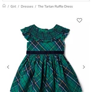 Janie and Jack tartan dress